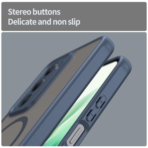 Image of Compatible with REDMI 15 (171mm) Case Cover,Compatible with MagSafe,Anti-Fall,Compatible with Xiaomi Redmi 15 (171mm) 25062RN2DY Cell Protective Phone Case Blue