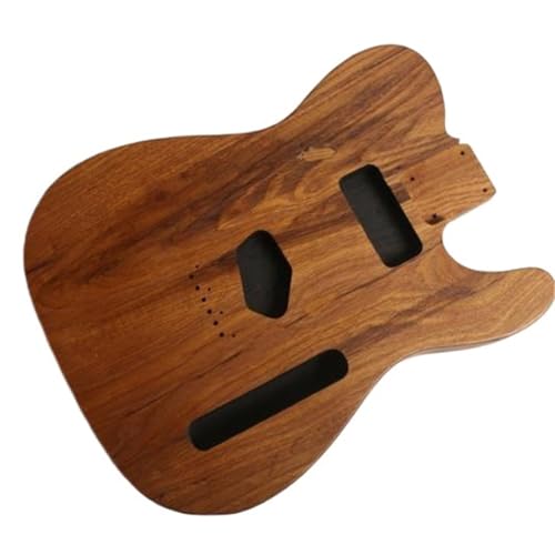 Unfinished Guitar Body Carbonized Swamp Ash Center Split Body For TL Electric Guitar