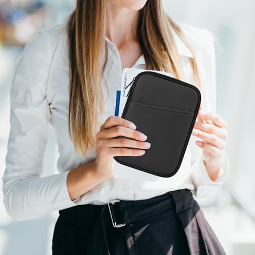 Image of HoYiXi Universal Sleeve Bag for 6 inch,6.8 inch,7 inch Kindle Paperwhite /Colorsoft 2024-2012 Compatible with 6 inch-6.8 inch All-new Kindle /Kobo /Tolino /Sony,6 inch EReader with Anti-Drop Protective Cover,Black