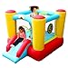 WELLFUNTIME Inflatable Bounce House Slide, Kids Jumping Castle with Blower