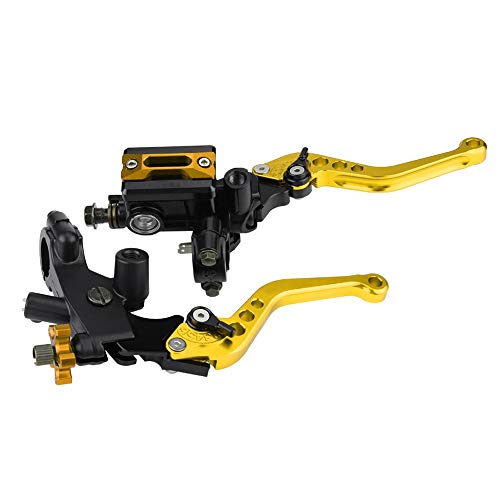 Maître-cylindre moto 22mm et leviers réglables en aluminium