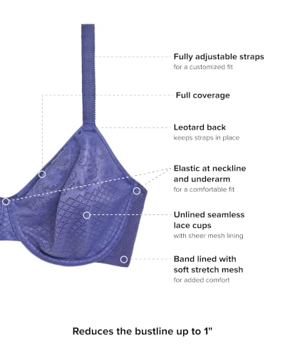 Image of Wacoal Women's Visual Effects Minimizer Bra, 857210