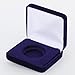 (1) Blue Velvet Model "H" Air-Tite Single Coin Holder Display Box Case for H-38 1oz Silver Dollar Direct Fit Coin Capsule