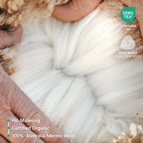 Merino Protect 100% Merino Wool T Shirts for Men Odor Resistance Base Layer Hiking Travel T-Shirt Soft Undershirt2