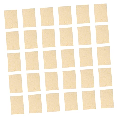 HOLIDYOYO 30pcs Solder Tip Cleaning Sponge Pads Rectangle Welding Cleaning Sponges for Soldering Iron High Temp Non-damaging Cost-