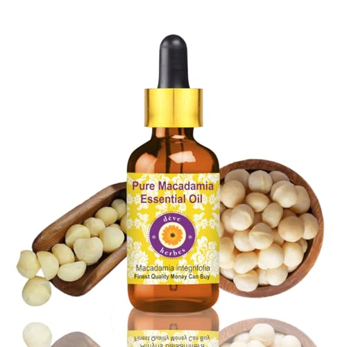 Huile de Macadamia pressé à froid pour nourrir les cheveux et peaux sèches