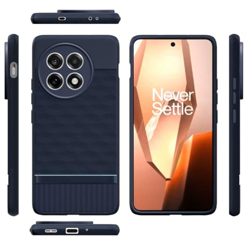 Image of Shockproof Case for OnePlus 13R 5G | Full Camera Protection | TPU Flexible Back Cover for OnePlus 13R 5G (Steel Blue)