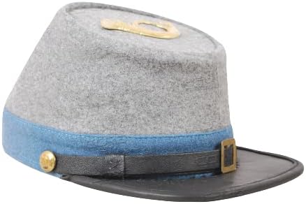 Civil War Confederate Infantry Style Kepi with Badge