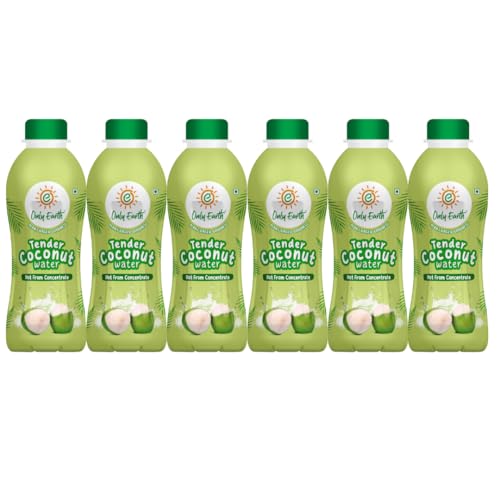 Image of Only Earth Tender Coconut Water | Not From Concentrate | No Added Sugar & Low in Calories |Packed with Electrolytes | BPA-Free Bottle | 165ml (Pack of 6)