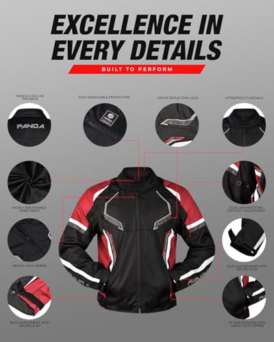 Image of Motorcycle Jacket for Men & Women All Season Hi Viz Armored Safe Riding Enduro Dual Sport Motorbike Adventure Touring Jacket