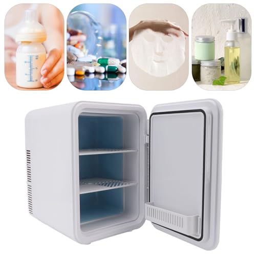 Pssopp Réfrigérateur de Petites Voitures, Refroidissement de Soins Portables à Refroidissement Rapide Fridge Food Storage Plus Refroidisseur pour le Camping de Voyage en Plein – Image 3