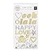 American Crafts Pink Paislee C'est La Vie Mirror Sticker