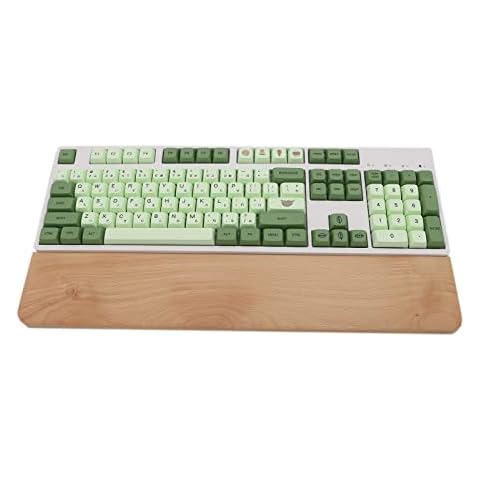 HomeDo Wooden Wrist Rest for Mechanical Keyboards, Support pad for Palm, Ergonomic Rest for Typing and Gaming (Beech, 36x8x1.6) Cover