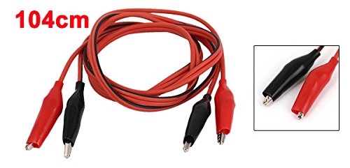 Amazon.co.jp: uxcell ワニ口クリップ 電気コネクタ テストリード