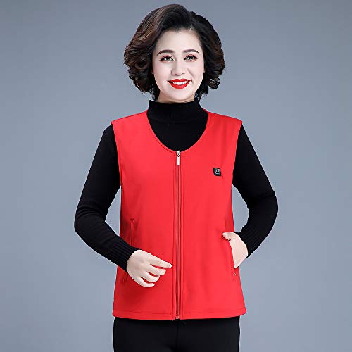 Colete de aquecimento, Andoer Colete termoelétrico de malha de algodão puro inteligente USB masculin