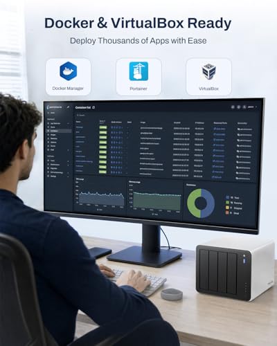 Image of TERRAMASTER F4-425 Pro NAS 4-Bay, Intel N350 8-Core, 16GB DDR5 (Diskless) | 5GbE LAN x 2, M.2 Slot x 3, AI-Native OS TOS 7, OpenClaw Supported, Network Attached Storage for Multimedia and VM (Diskless)