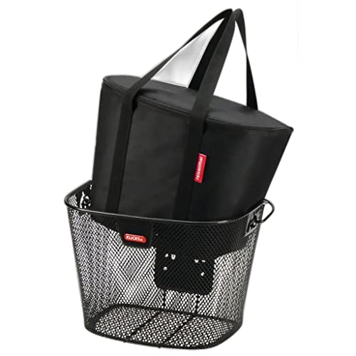KLICKfix Iso Basket Bag Thermotasche für KLICKfix Lenkerkörbe, Schwarz, 26 cm x 24 cm x 34 cm, 16 l
