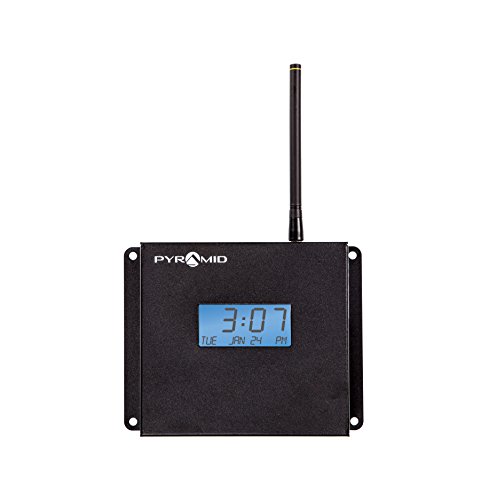 Pyramid TimeTrax Sync RF Wireless Clock Add-On Transmitter (42337), Black
