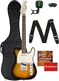 Fender Squier Bullet Telecaster Bundle with Gig Bag, Tuner, Strap, Picks, Fender Play Online...