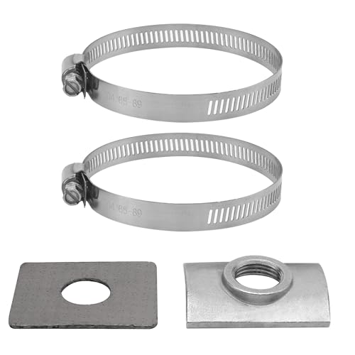 Fuel Injection Oxygen Sensor Bung Kit 60012 with Stainless Steel Band Clamp Weld On M18 x 1.5 Thread