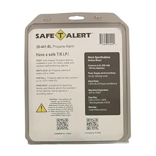 Safe T Alert 20 Series Mini LP Gas Alarm - Propane Alarm - Surface Mount, Black - 20-441-P-BL