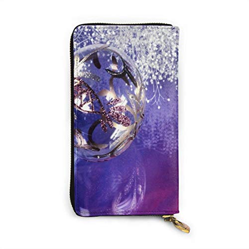 Preisvergleich Produktbild JHGFG Weihnachtsdekorationen Ballonzweige Echtes Leder Geldbörse Lange Damen Geldbörse Handtasche Multi Kartenhalter Organizer Für Frauen Angepasst