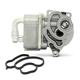 A-Premium Engine Oil Filter Housing Adapter Assembly - Compatible with BMW Vehicles - 3 Series