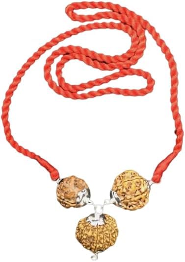 Pendentif Rudraksha réussite pro 3-7-12 Mukhi avec monture argent