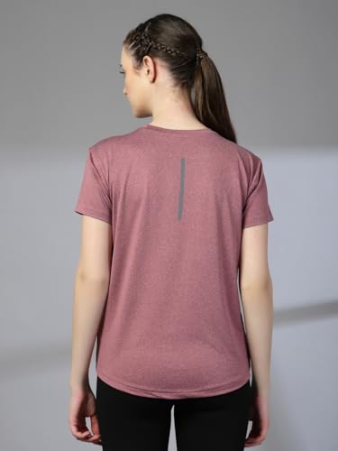 Image of CHKOKKO Gym Tshirt for Women Workout Dry Fit t Shirt Sports Tshirt Lightweight Round Neck Breathable Half Sleeve Activewear Running Yoga Tops for Woman