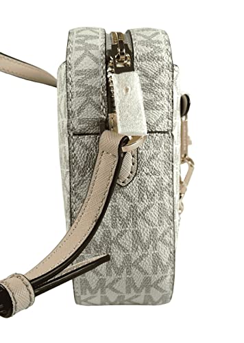 Michael Kors Jet Set East West Chain Crossbody Vanilla Mk Powder Blush Pink Bundled With Michael Kors Jet Set Card Holder In Ballet #TOP2