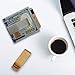 IHUIXINHE Metal Money Clip for Cash and Credit Cards, Brass Banknote Clip, Credit Card Holder, Wallet Credit Card Holder for Men, Slim and Simple