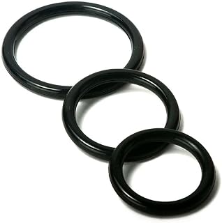 Conjunto de 3 peças Capa peniana com anel escrotal, veias e glande saliente