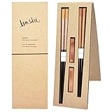 イシダ(Ishida) 夫婦箸 箸置き スレッド エシカルBOX 日本製 60196