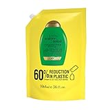 OGX Hydrating + Teatree Mint Conditioner Refill Pouch for Strong Healthy-Looking Hair, 36 Fl Oz