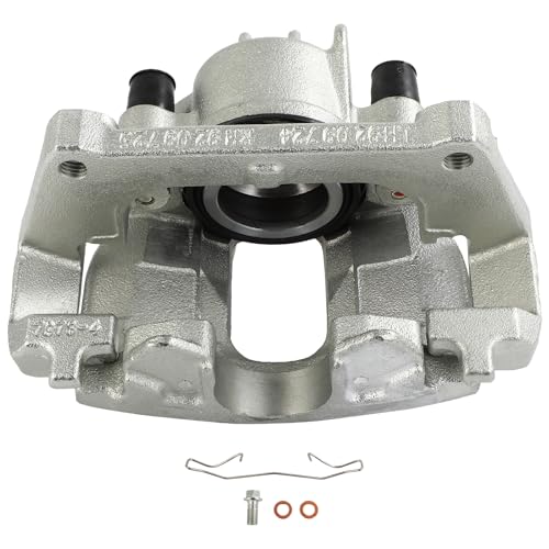 Image of 19B2590A Front Left Disc Brake Caliper Assembly w /Bracket