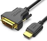 BENFEI HDMI to DVI, Bi Directional DVI-D 24+1 Male to HDMI Male High Speed Adapter Cable Support 1080P Full HD Compatible for Raspberry Pi, Roku, Xbox One, PS4 PS3, Graphics Card