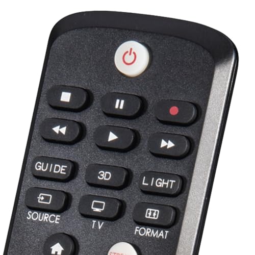 Hama Télécommande Universelle pour téléviseurs Philips (Infrarouge, apprenante, Touches Lumineuses, Bouton Intelligent, Fonction Easy Mode, Touches principales ergonomiques, portée de 10 m) Noir