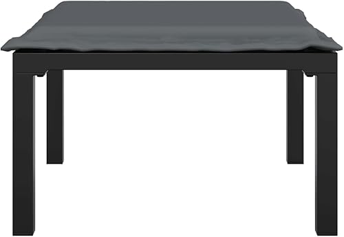 Miniatura 3 de Reposapiés de patio con cojín para exteriores, otomanas para patio, reposapiés, patio, otomanas, taburetes de patio, taburetes de poliéster negro y