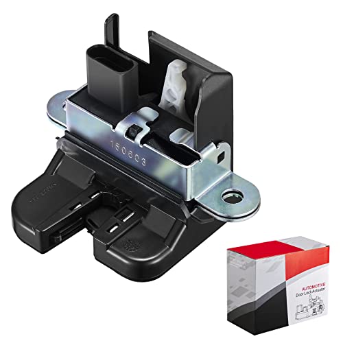 Image of SYERAL Tailgate Latch Assembly Trunk Lid Actuator 5M0827505E9B9 Liftgate Latch Lock Compatible with Volkswagen 2008-2017 Tiguan, 2017-2018 Tiguan Limited, 2010-2014 Sportwagen