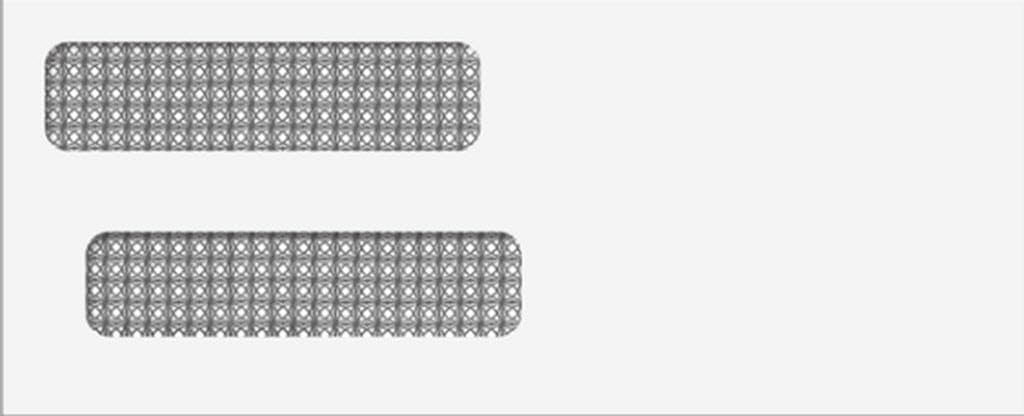 Self Seal Security Lined Double Window Envelope - 8 7/8 x 3 5/8, 500 Count