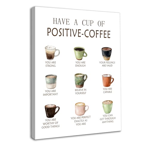 Dazzlewall Framed Coffee Quotes Art
