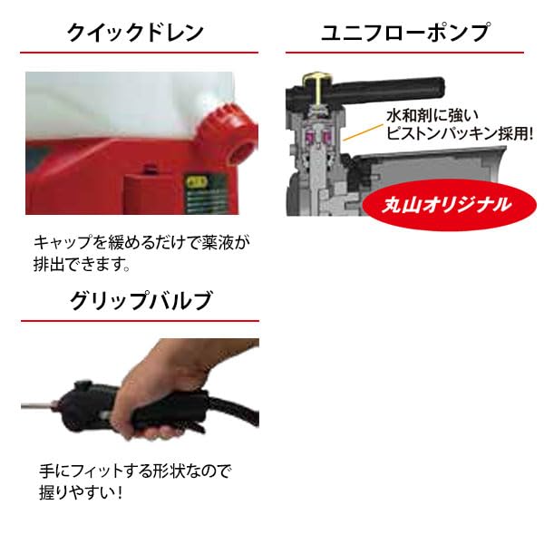【美品】MARUYAMA 丸山　充電式噴霧器　スーパーきりり　MSB2210Li 丸山 バッテリー動噴 MSB2210Li 【スーパーきりり】 - 農機具