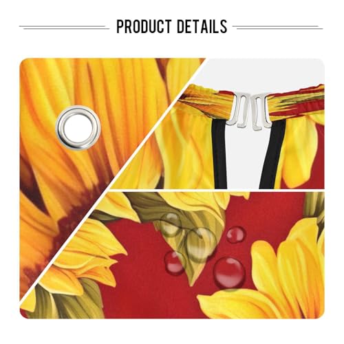 Capa de peluquería profesional impermeable con diseño de girasol y cierre de broche ajustable para corte y peinado miniatura 4