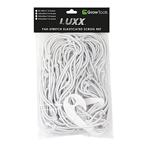 Luxx Par-Stretch White Elasticated Scrog Net 150cm x 150cm