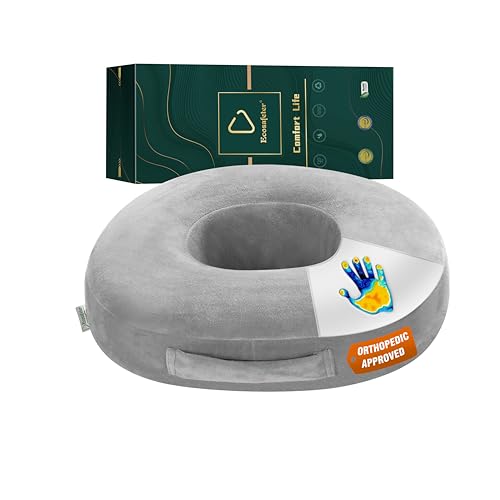 Ecosafeter Donut Hämorrhoiden Sitzkissen-Kissen für Bürostuhl, Einfach...