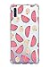 Suhctup Funda Compatible con Samsung Galaxy A7 2018/A750 Antigolpes,Carcasa Bumper Transparente [Protección Esquina] Silicona TPU Gel Ultra-Delgado Moda Dibujo Anti-Choque Estuche Case,Sandías