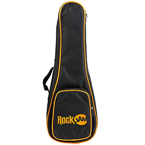 rockjam premium tenor ukulele kit with tuner gig bag strap picks amp spare strings