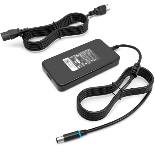 DECSZDY 240W 19.5V 12.3A Laptop Charger Compatible with Dell Alienware M17 R1 R2 R3 R4 R5 M17X R2 R3 M18X Area-51m R2 G5 G7 Adapter Power