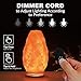 Himalayan Glow Salt Lamp with Touch Dimmer Switch 5-7 lbs