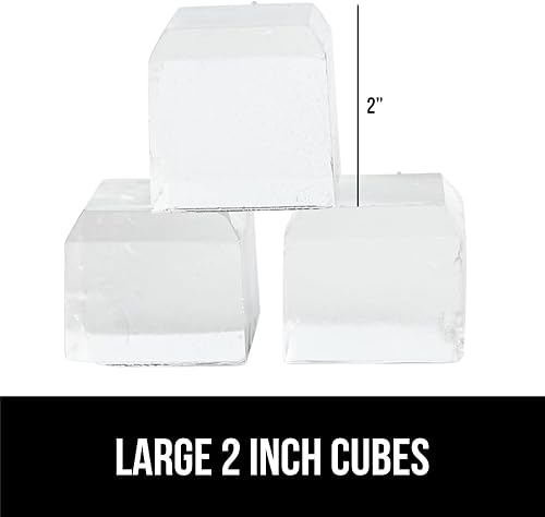 Miniatura 7 de Gorilla Grip Moldes grandes para cubitos de hielo, bandejas de silicona de fácil liberación, tapas ajustadas, aptos para lavavajillas, sin derrames